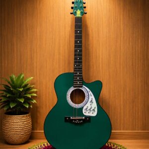 Green Color High Glossy Classic Acoustic Guitar 2