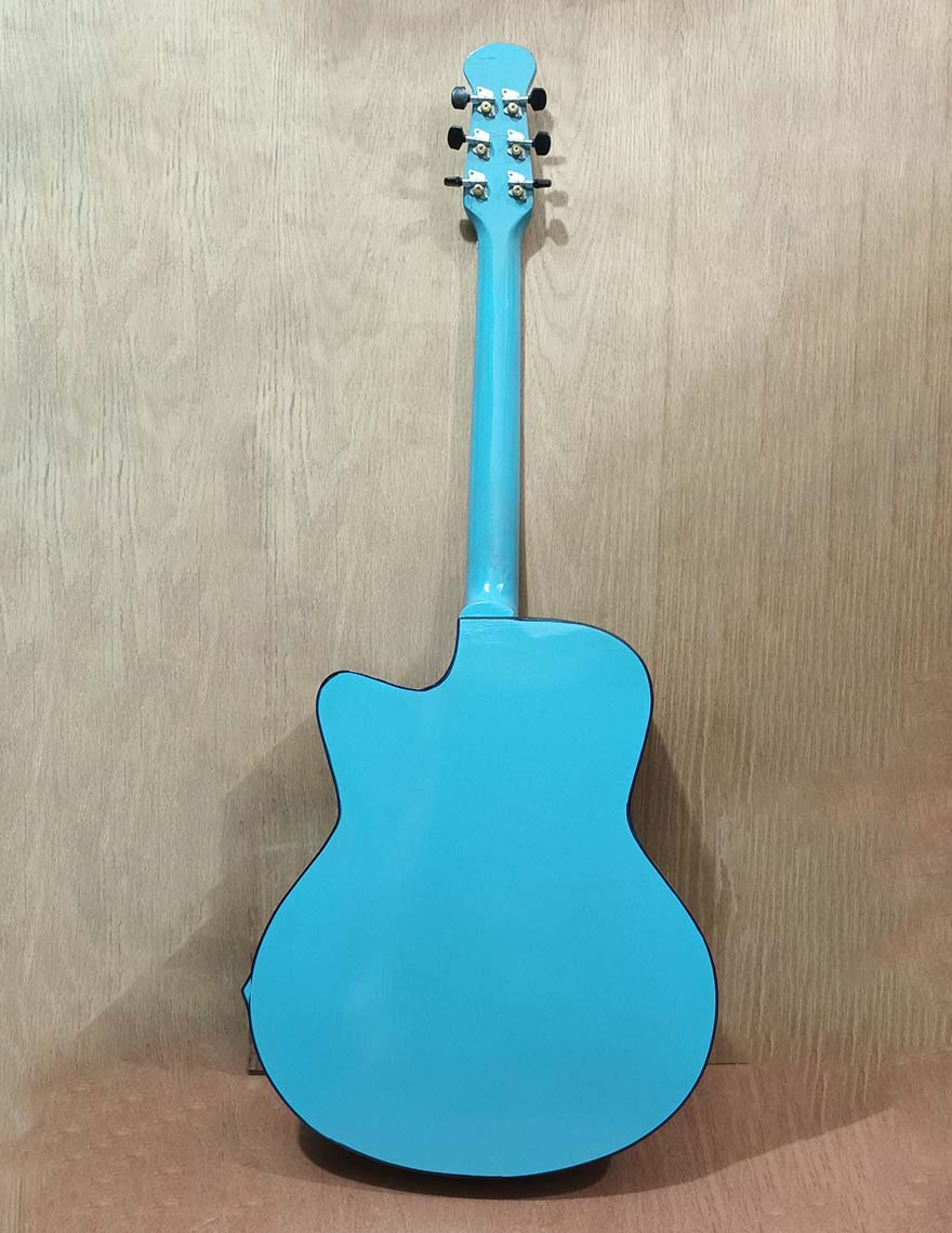 Sky Color High Glossy Classic Acoustic Guitar back Sky Color High Glossy Classic Acoustic Guitar back